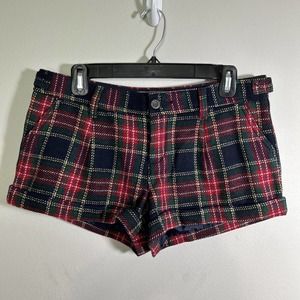 COPY - Abercrombie & Fitch A&F Women Red Plaid Short Pants Size 4